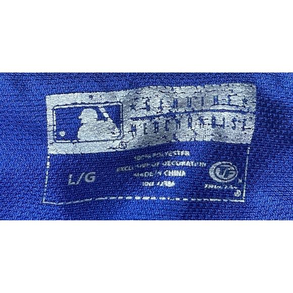 True Fan MLB Genuine‎ Merchandise Embroidered Chicago Cubs Baseball Jersey Large - Picture 8 of 14